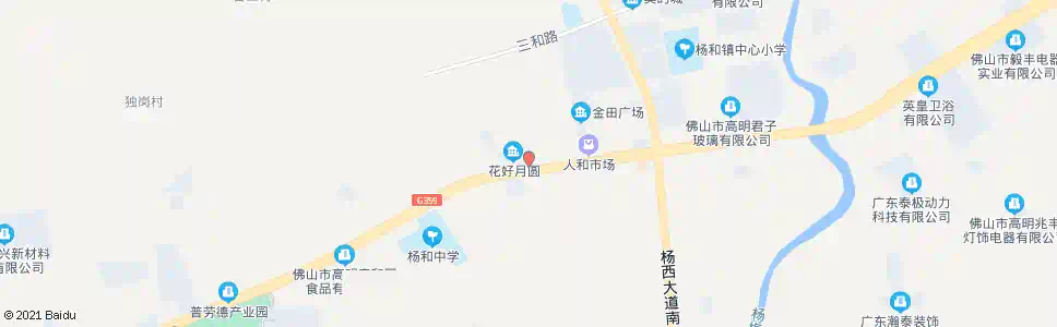 佛山杨和镇行政服务中心_公交站地图_佛山公交_妙搜公交查询2025