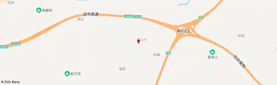 佛山运山头村_公交站地图_佛山公交_妙搜公交查询2025