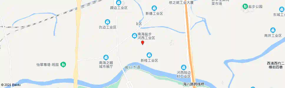 佛山河西小学_公交站地图_佛山公交_妙搜公交查询2025