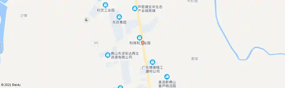 佛山芦苞工业园_公交站地图_佛山公交_妙搜公交查询2025