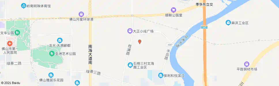 佛山石啃中学_公交站地图_佛山公交_妙搜公交查询2025