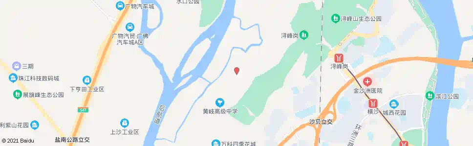 佛山后海村_公交站地图_佛山公交_妙搜公交查询2025