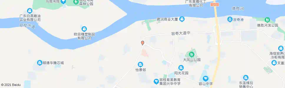 佛山容桂文化中心_公交站地图_佛山公交_妙搜公交查询2025