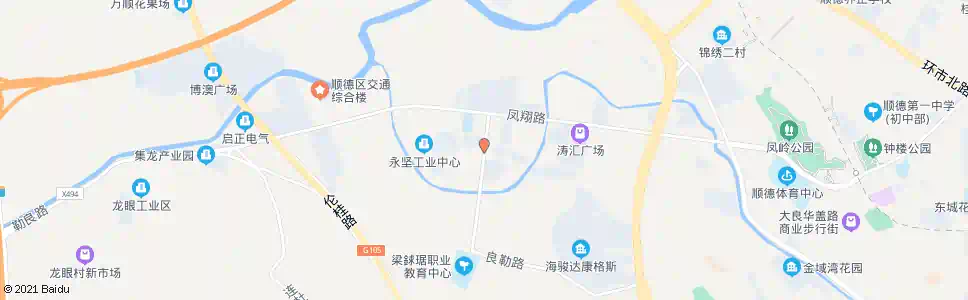 佛山凤翔员工村_公交站地图_佛山公交_妙搜公交查询2025