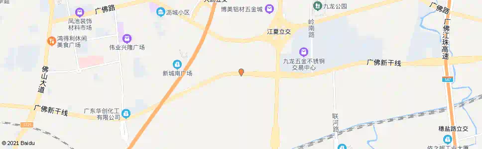 佛山蛇龙南_公交站地图_佛山公交_妙搜公交查询2025