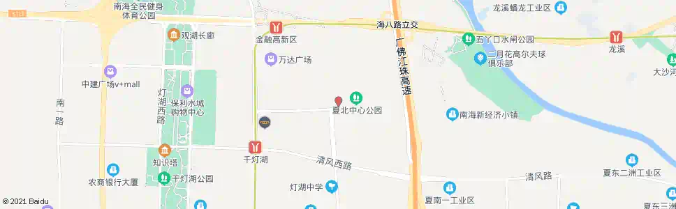 佛山东风北西球场_公交站地图_佛山公交_妙搜公交查询2025