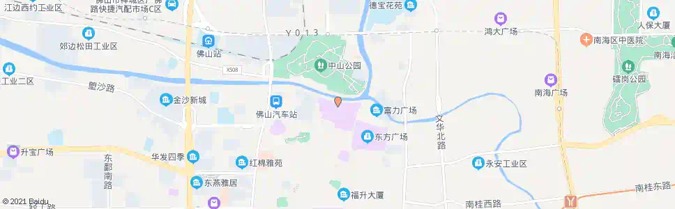 佛山市少年宫_公交站地图_佛山公交_妙搜公交查询2025