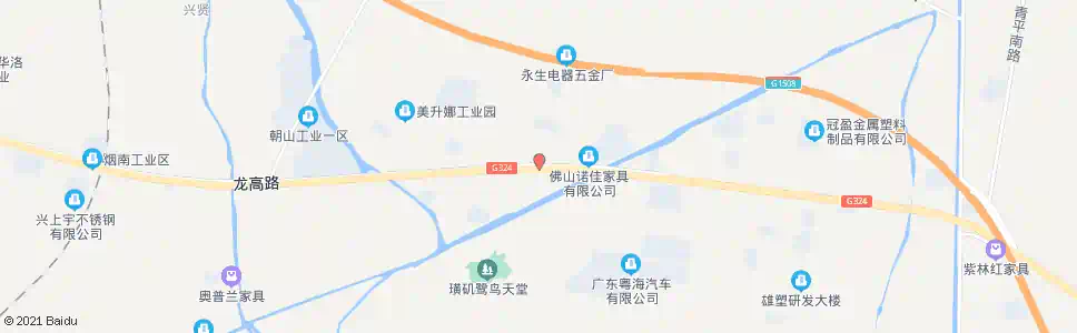 佛山大桐路口_公交站地图_佛山公交_妙搜公交查询2025