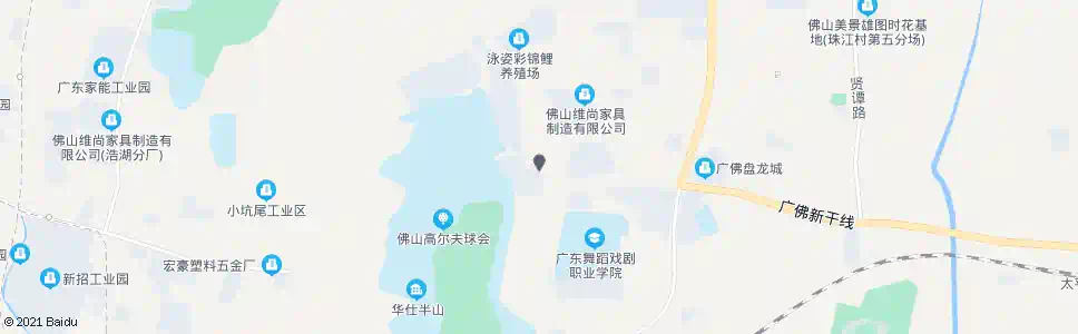 佛山大浩湖度假村临时站_公交站地图_佛山公交_妙搜公交查询2025