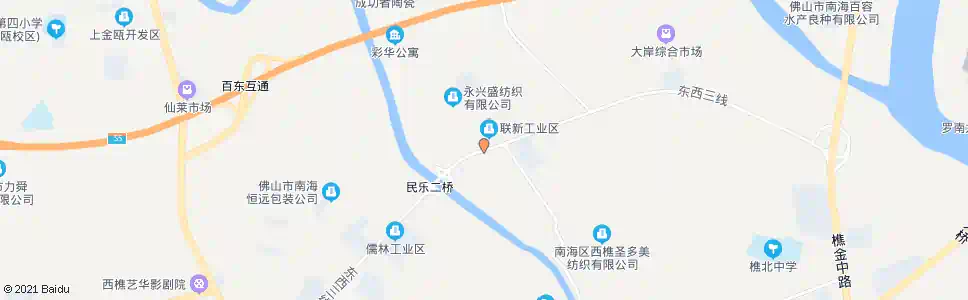佛山联新莘村_公交站地图_佛山公交_妙搜公交查询2025