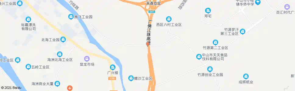 佛山海洲市场路口_公交站地图_佛山公交_妙搜公交查询2025