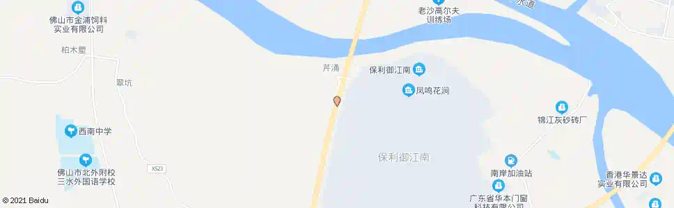 佛山御江南花园_公交站地图_佛山公交_妙搜公交查询2025