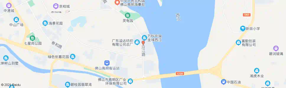 佛山溢达东_公交站地图_佛山公交_妙搜公交查询2025