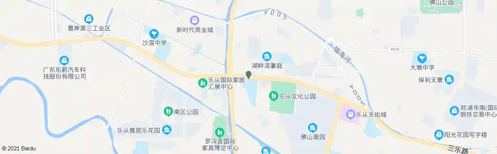 佛山陈登中学(正门)_公交站地图_佛山公交_妙搜公交查询2025