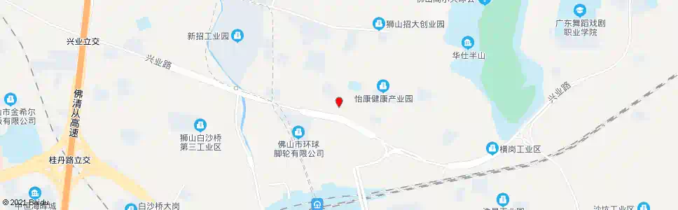 佛山招大兴业路口_公交站地图_佛山公交_妙搜公交查询2025