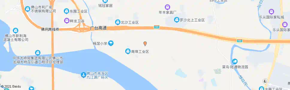 佛山杨滘新地坊_公交站地图_佛山公交_妙搜公交查询2025