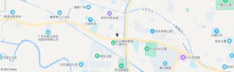佛山荔南路_公交站地图_佛山公交_妙搜公交查询2025