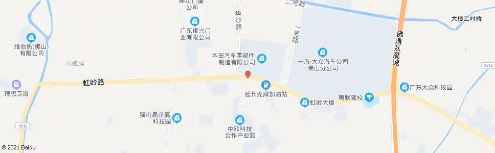 佛山松木塱路口_公交站地图_佛山公交_妙搜公交查询2025