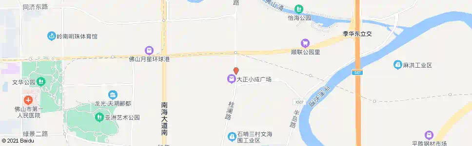 佛山怡翠世嘉花园_公交站地图_佛山公交_妙搜公交查询2025