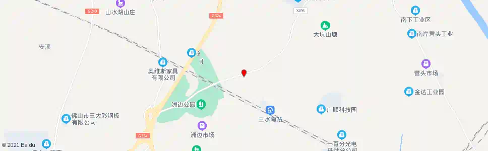 佛山一村_公交站地图_佛山公交_妙搜公交查询2025