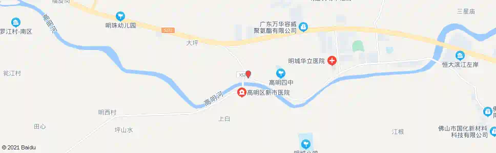 佛山新市(南行)_公交站地图_佛山公交_妙搜公交查询2025