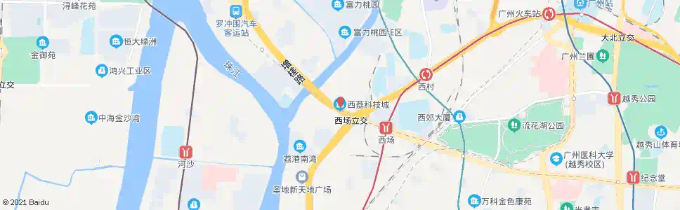 佛山西场电器城_公交站地图_佛山公交_妙搜公交查询2025
