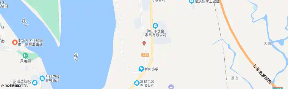 佛山滘边村_公交站地图_佛山公交_妙搜公交查询2025