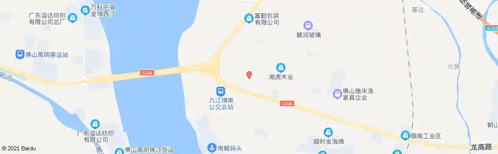 佛山新田南村市场_公交站地图_佛山公交_妙搜公交查询2025