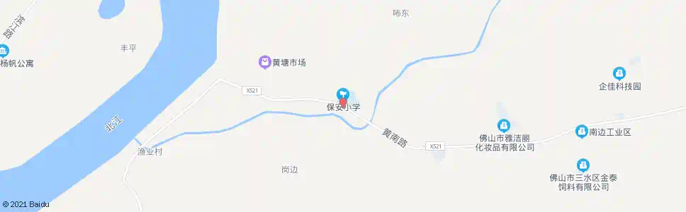 佛山保安小学_公交站地图_佛山公交_妙搜公交查询2025