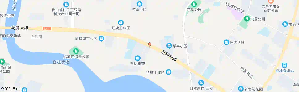 佛山红旗民乐市场_公交站地图_佛山公交_妙搜公交查询2025
