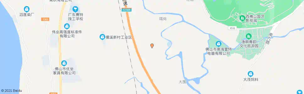 佛山岑二村_公交站地图_佛山公交_妙搜公交查询2025