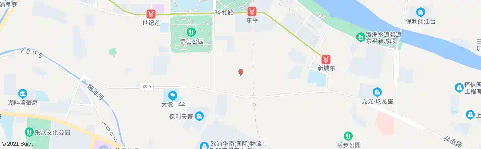 佛山小涌村_公交站地图_佛山公交_妙搜公交查询2025