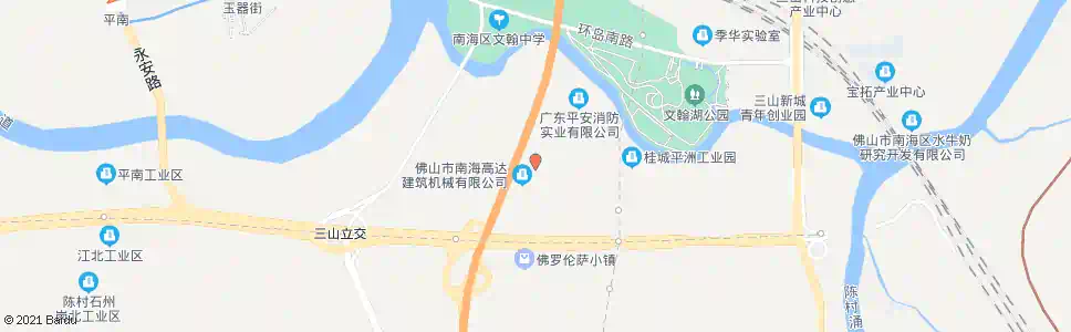 佛山川亚鞋厂_公交站地图_佛山公交_妙搜公交查询2025