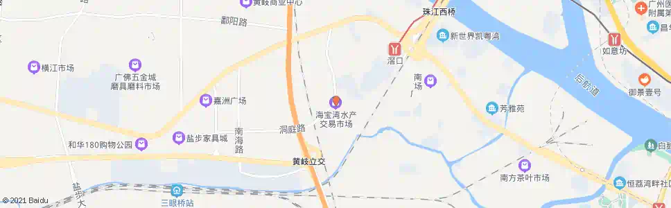 佛山海宝湾水产市场_公交站地图_佛山公交_妙搜公交查询2025