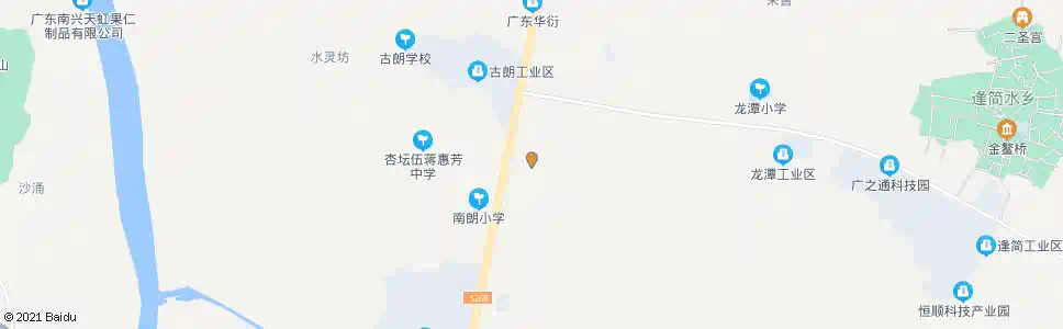 佛山南朗牌坊_公交站地图_佛山公交_妙搜公交查询2025