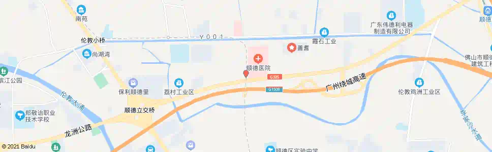 佛山顺德人民医院_公交站地图_佛山公交_妙搜公交查询2025