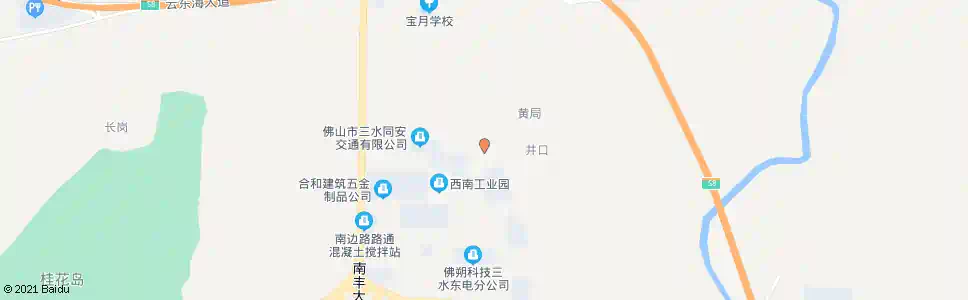 佛山新何村_公交站地图_佛山公交_妙搜公交查询2025