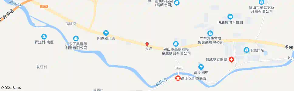 佛山冲坑_公交站地图_佛山公交_妙搜公交查询2025