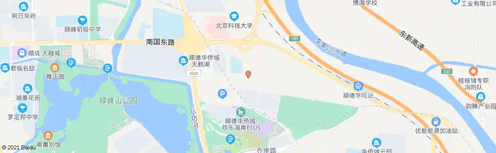 佛山逢沙东利_公交站地图_佛山公交_妙搜公交查询2025