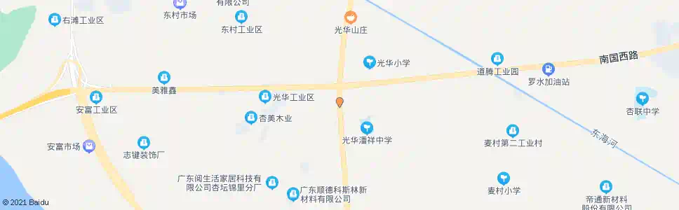 佛山百安路光华站_公交站地图_佛山公交_妙搜公交查询2025