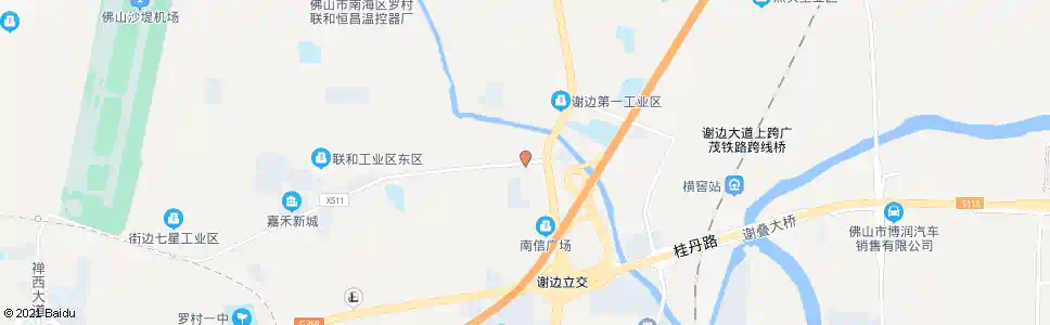 佛山富安花园_公交站地图_佛山公交_妙搜公交查询2025