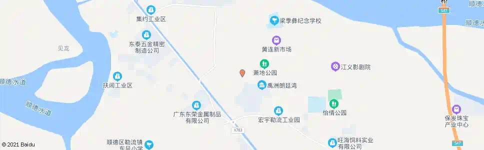 佛山黄连农行分理处_公交站地图_佛山公交_妙搜公交查询2025