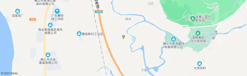 佛山岑一村_公交站地图_佛山公交_妙搜公交查询2025