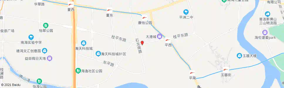佛山蓬涌工业区_公交站地图_佛山公交_妙搜公交查询2025