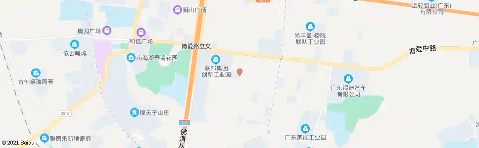 佛山旧誉洞村口_公交站地图_佛山公交_妙搜公交查询2025