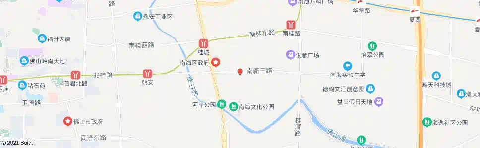佛山南海行政服务中心_公交站地图_佛山公交_妙搜公交查询2025