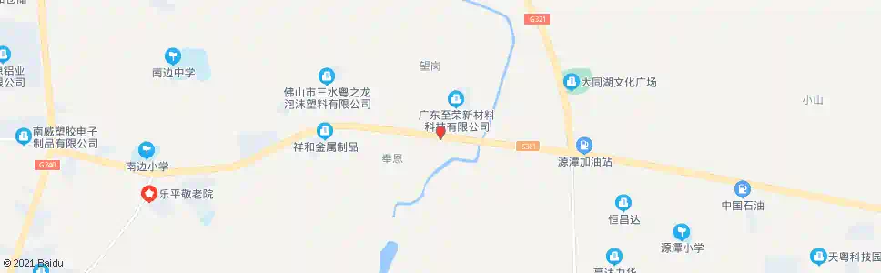 佛山奉恩村_公交站地图_佛山公交_妙搜公交查询2025