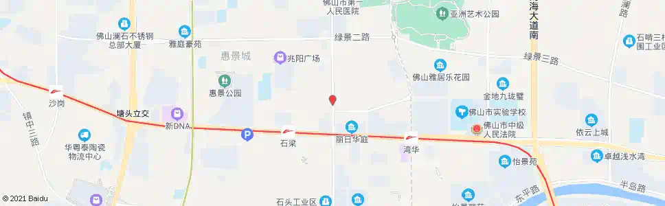 佛山永红村_公交站地图_佛山公交_妙搜公交查询2025