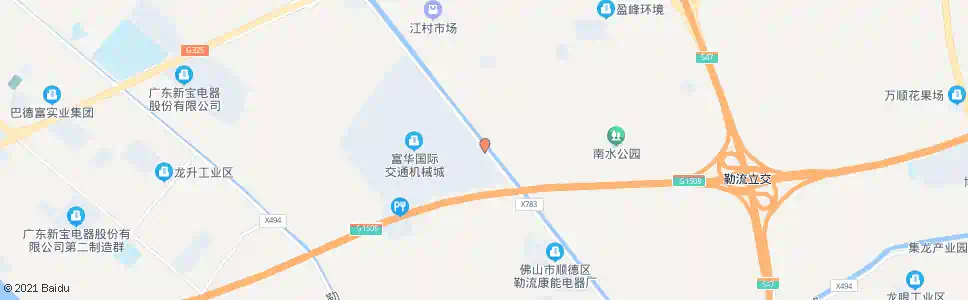 佛山江村南站_公交站地图_佛山公交_妙搜公交查询2025