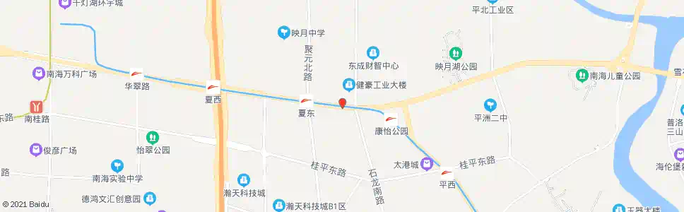 佛山夏东总站_公交站地图_佛山公交_妙搜公交查询2025